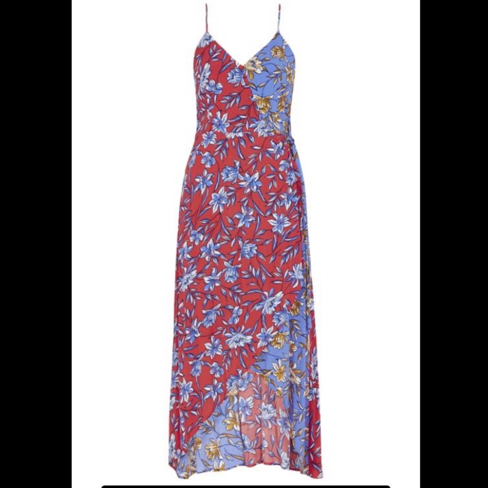 LTS floral wrap dress